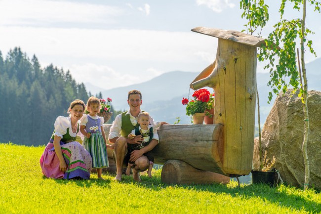 Kathrin und Matthias mit Theresa und Matthias