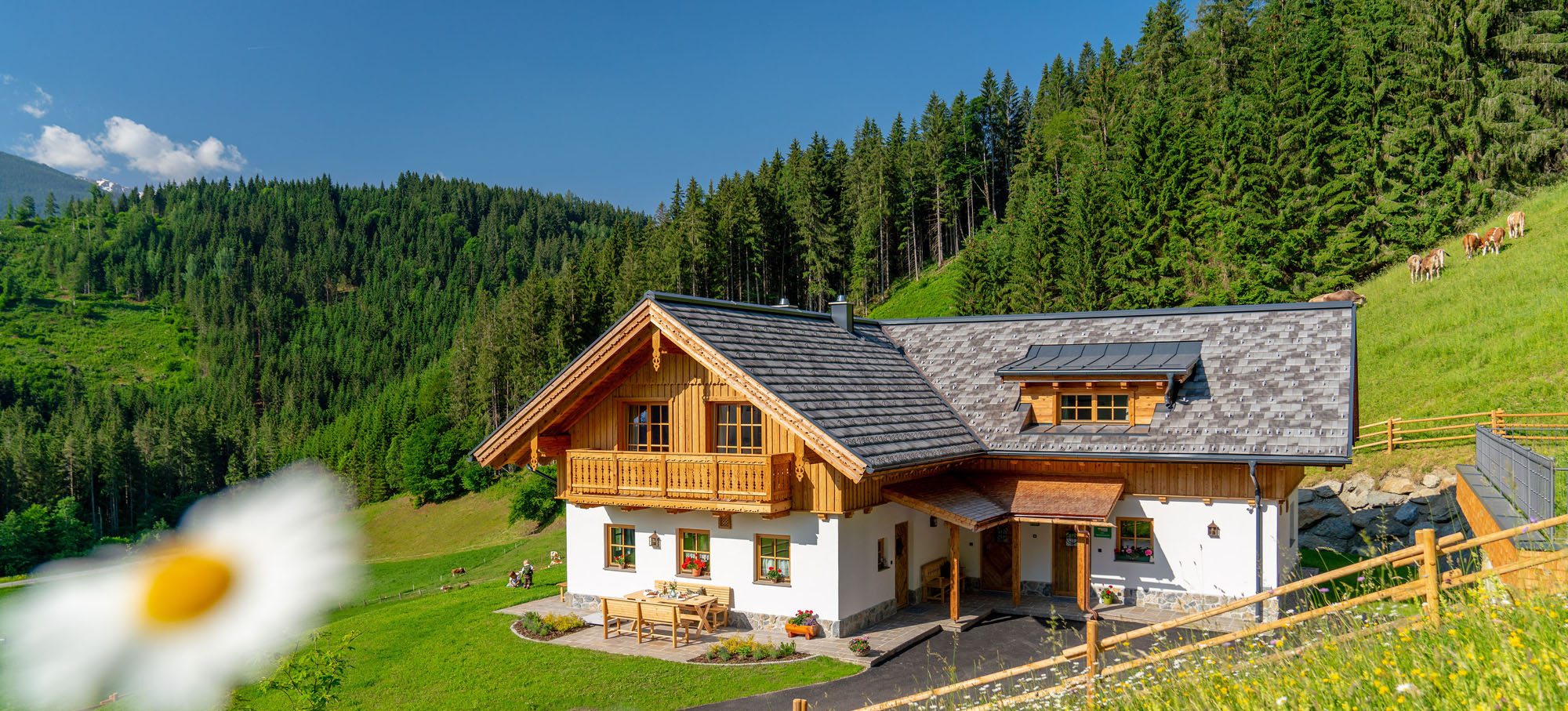 Luxusurlaub im exklusiven Almchalet inmitten herrlicher Natur