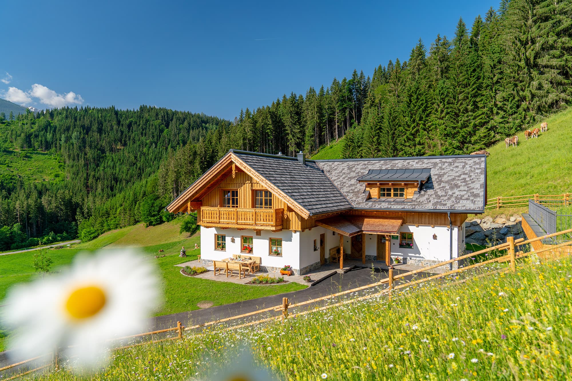 Luxus-Almchalet Linharterhof